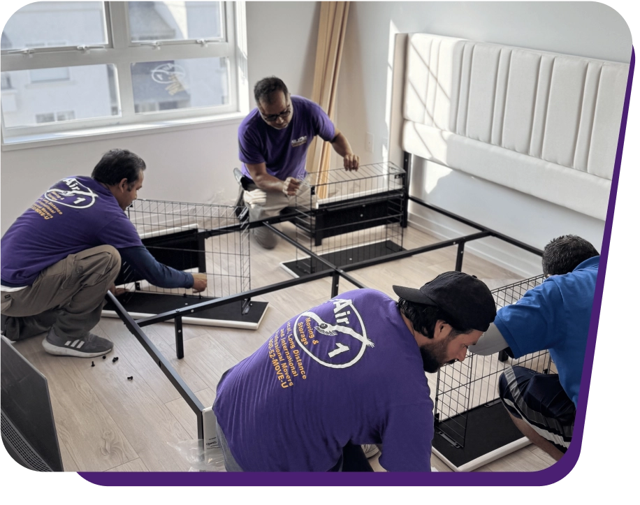 Our moving team at work